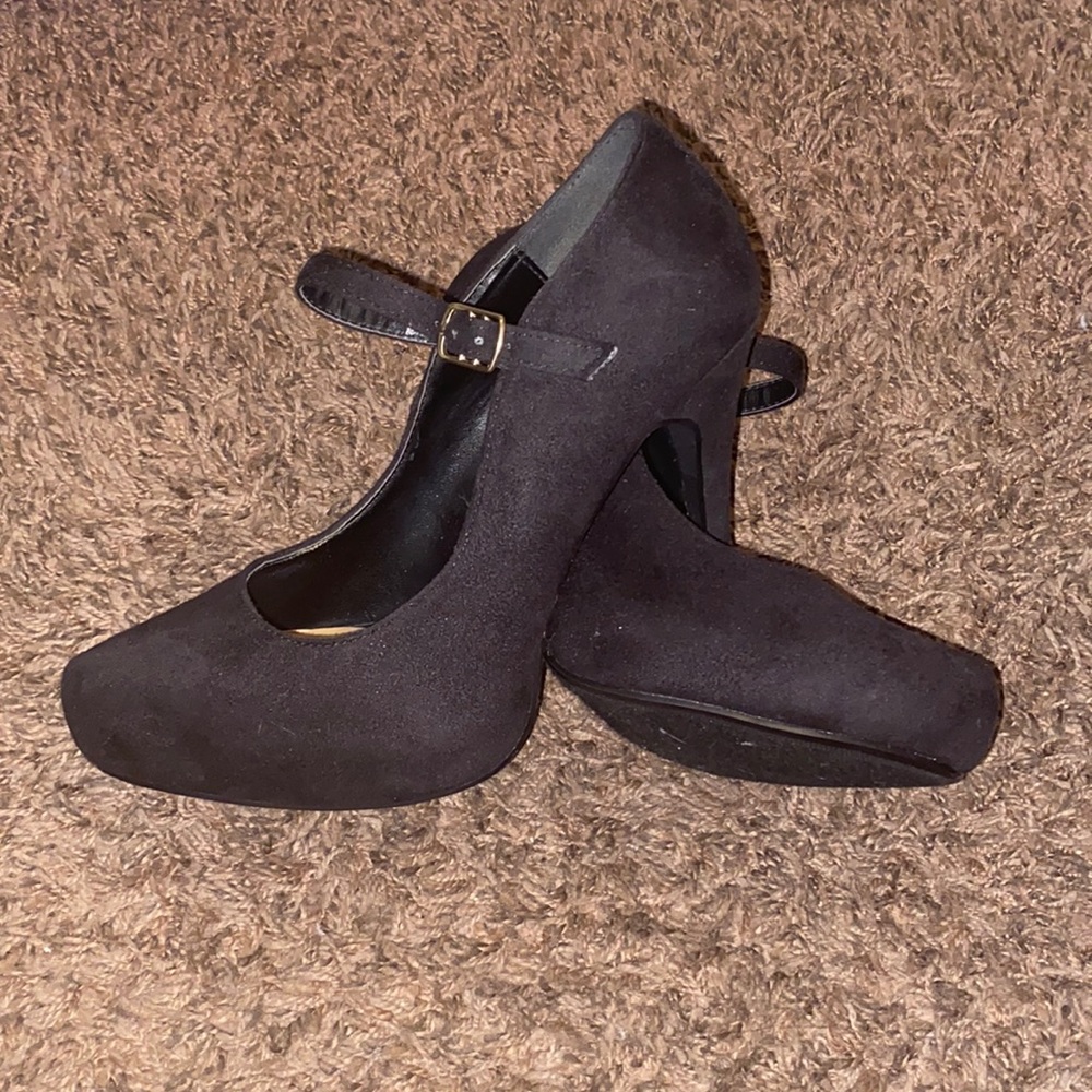 Black high heels
